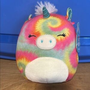 Squishmallows Shondie the Tie Dye Unicorn 8” plush